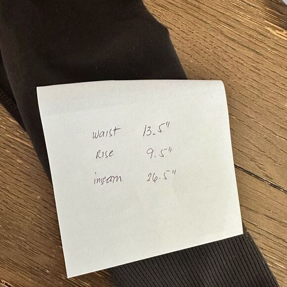 ATHLETA Excursion Tight Leggings Joggers‎ Ribbed in black size small - Picture 7 of 7